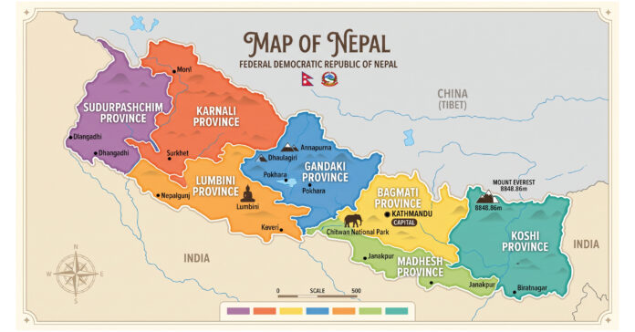 Map Of Nepal